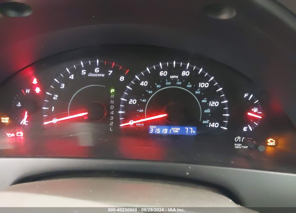 2007 TOYOTA CAMRY LE VIN: JTNBE46K773092402