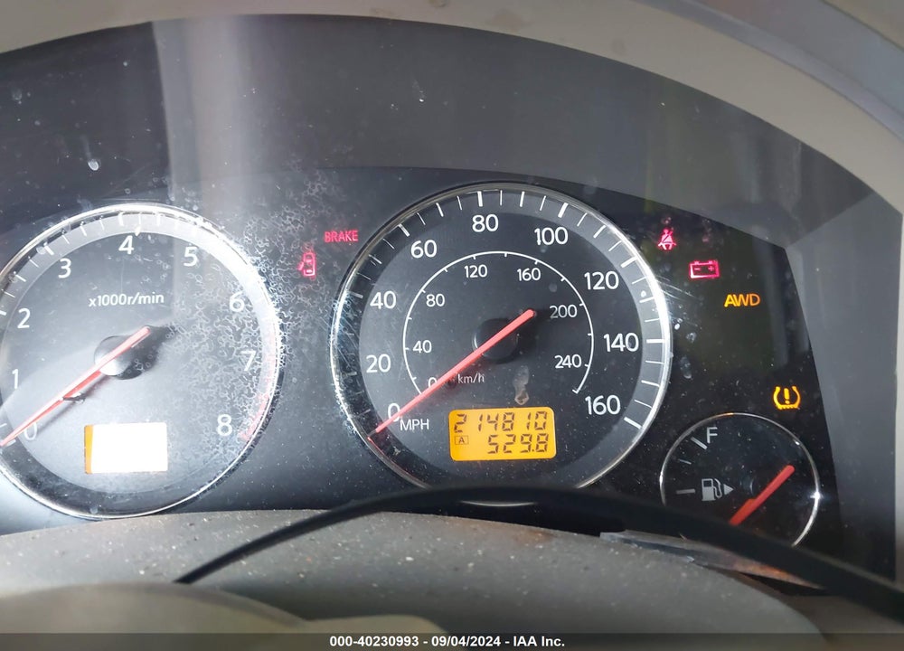 2005 INFINITI FX35 VIN: JNRAS08W05X207221