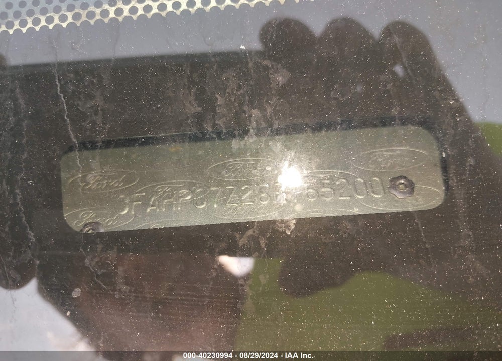 2008 FORD FUSION SE VIN: 3FAHP07Z28R165200