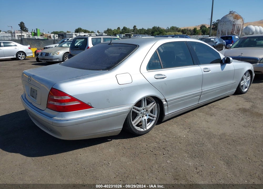 2001 MERCEDES-BENZ S 430 VIN: WDBNG70J51A198135