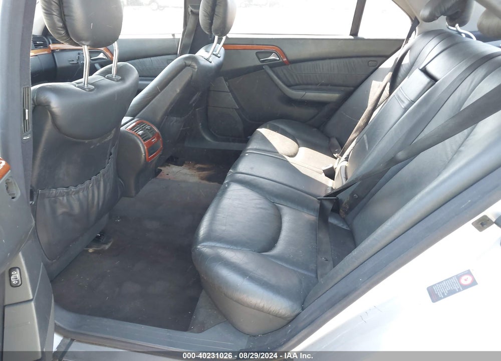 2001 MERCEDES-BENZ S 430 VIN: WDBNG70J51A198135