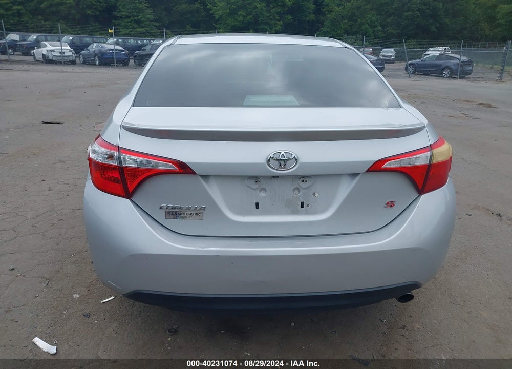 2015 TOYOTA COROLLA S PLUS VIN: 2T1BURHE1FC376481