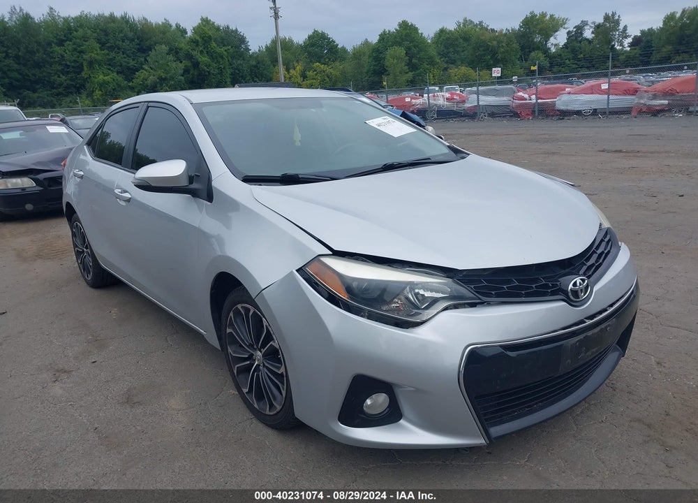 2015 TOYOTA COROLLA S PLUS VIN: 2T1BURHE1FC376481