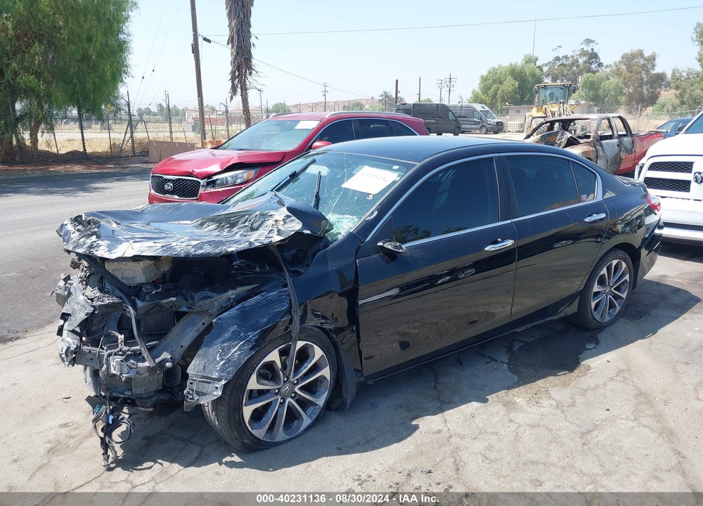 2014 HONDA ACCORD SPORT VIN: 1HGCR2F57EA297983