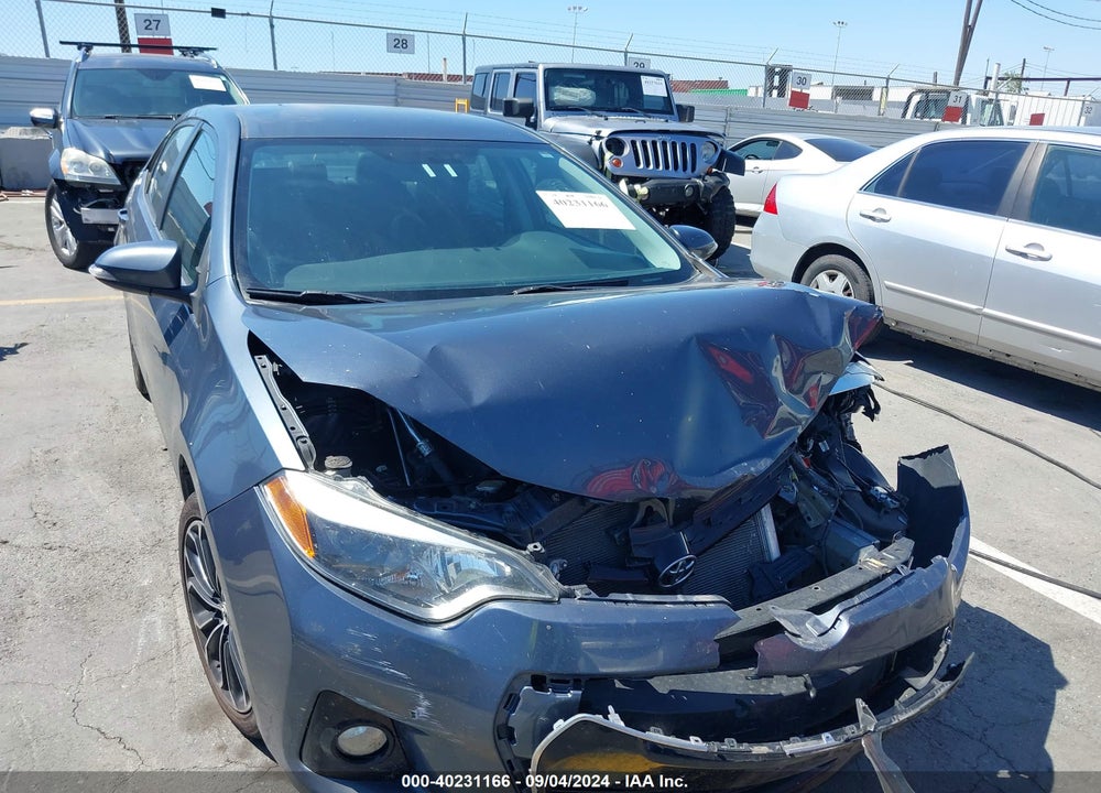 2014 TOYOTA COROLLA S PLUS VIN: 5YFBURHE9EP152096