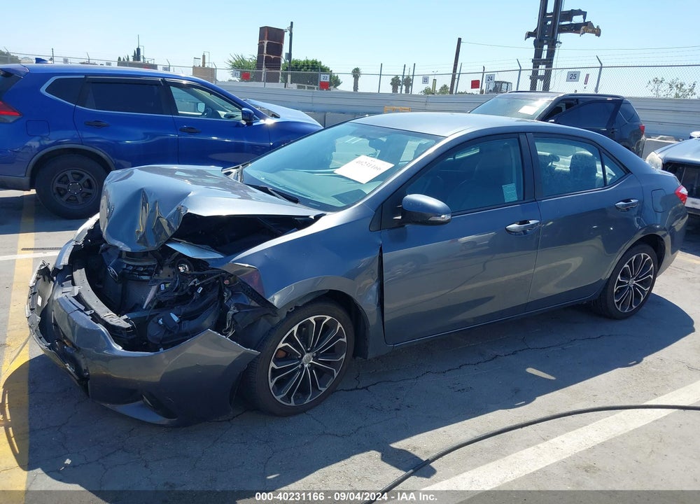 2014 TOYOTA COROLLA S PLUS VIN: 5YFBURHE9EP152096