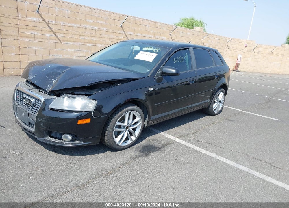 2007 AUDI A3 2.0T VIN: WAUHF78P47A006848