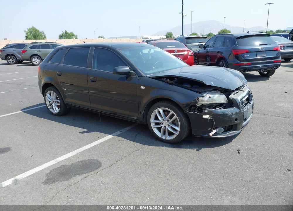 2007 AUDI A3 2.0T VIN: WAUHF78P47A006848