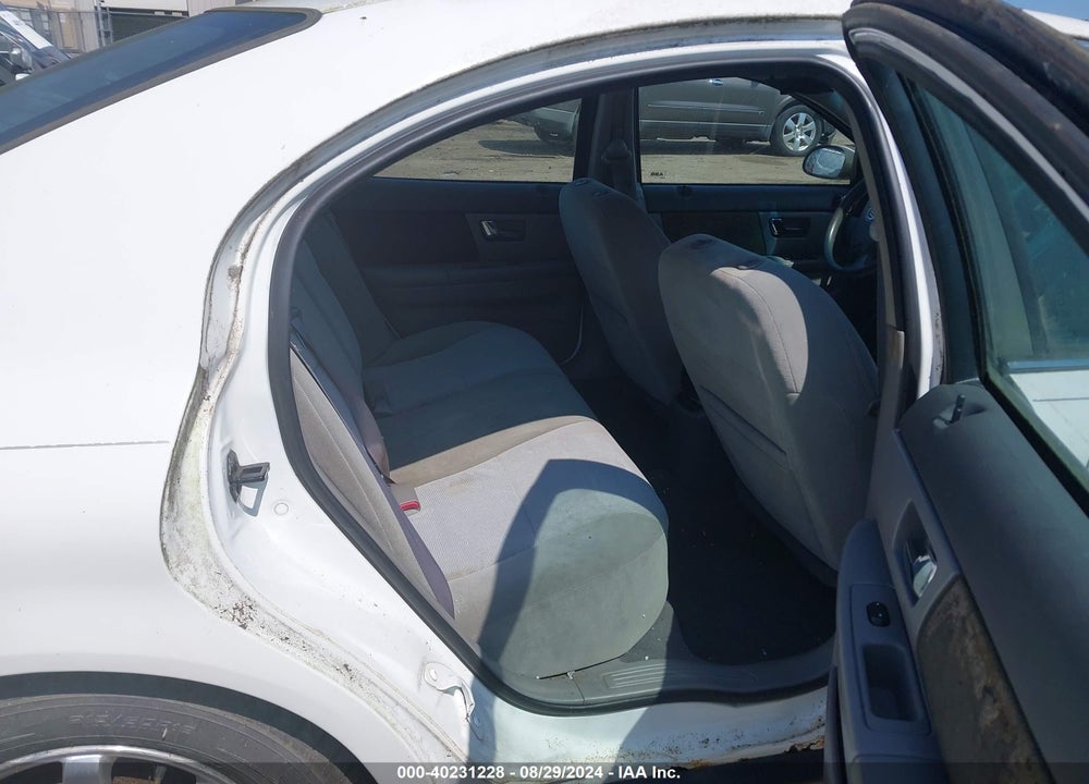 2002 MERCURY SABLE GS VIN: 1MEFM50U02A643376