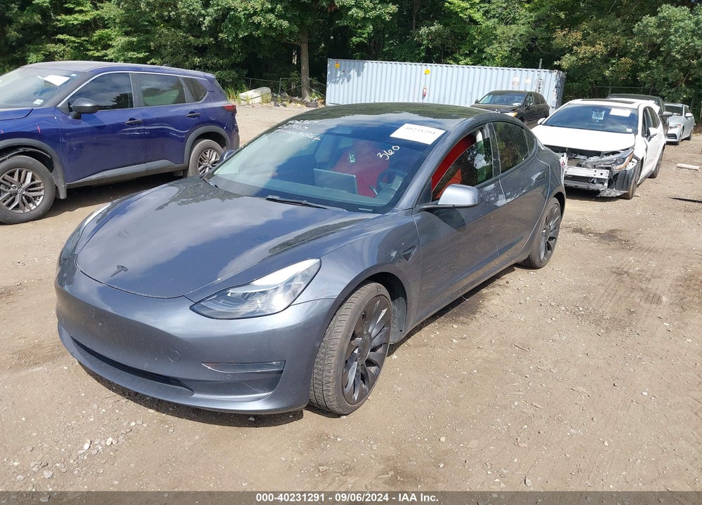 2022 TESLA MODEL 3 PERFORMANCE DUAL MOTOR ALL-WHEEL DRIVE VIN: 5YJ3E1EC0NF262715