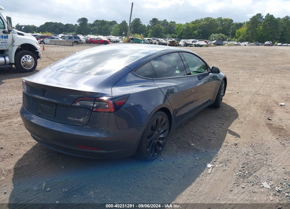 2022 TESLA MODEL 3 PERFORMANCE DUAL MOTOR ALL-WHEEL DRIVE VIN: 5YJ3E1EC0NF262715