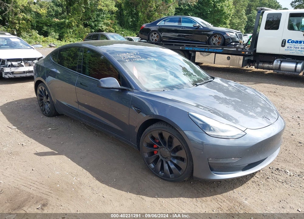 2022 TESLA MODEL 3 PERFORMANCE DUAL MOTOR ALL-WHEEL DRIVE VIN: 5YJ3E1EC0NF262715