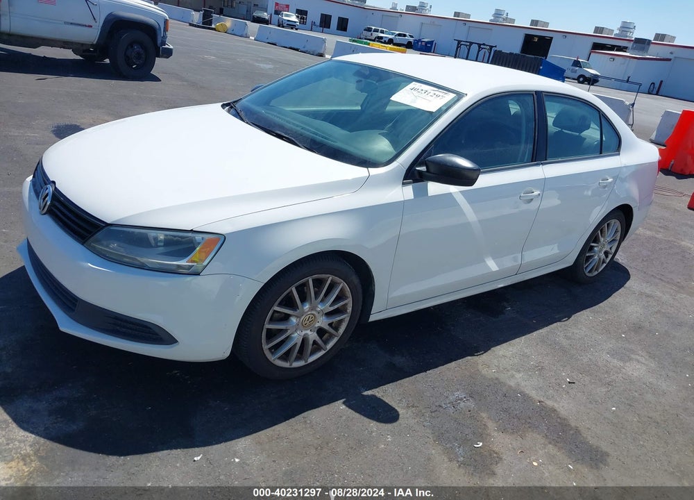 2012 VOLKSWAGEN JETTA 2.0L S VIN: 3VW2K7AJ9CM405341