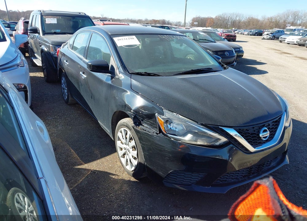 2019 NISSAN SENTRA S VIN: 3N1AB7AP1KY230337