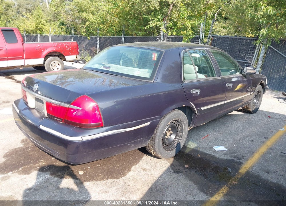 2000 MERCURY GRAND MARQUIS GS VIN: 2MEFM74W5YX611661