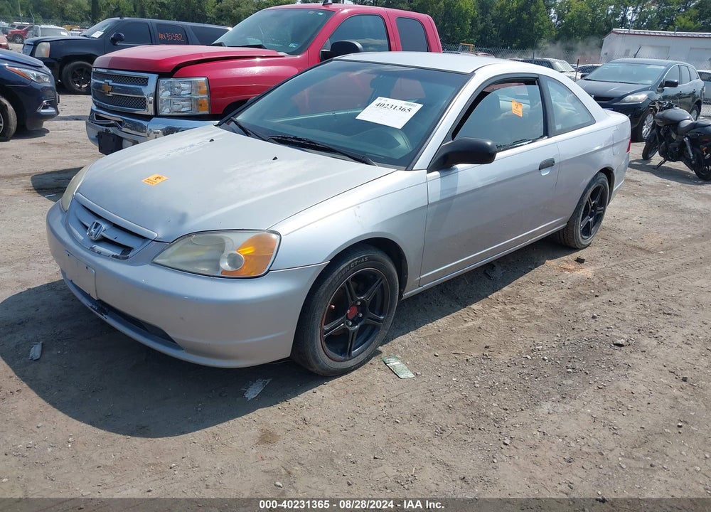 2001 HONDA CIVIC LX VIN: 1HGEM22561L079965