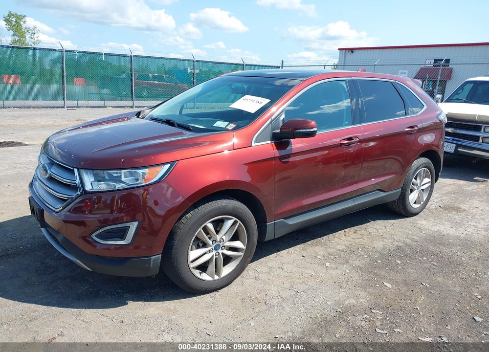 2015 FORD EDGE SEL VIN: 2FMTK4J9XFBB24629