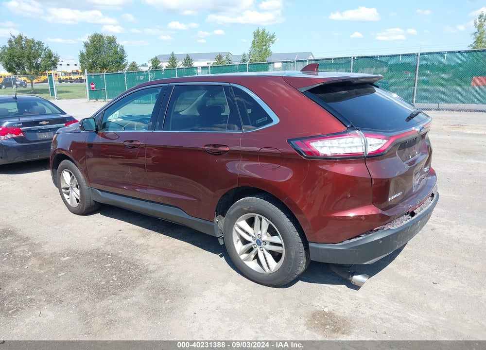 2015 FORD EDGE SEL VIN: 2FMTK4J9XFBB24629
