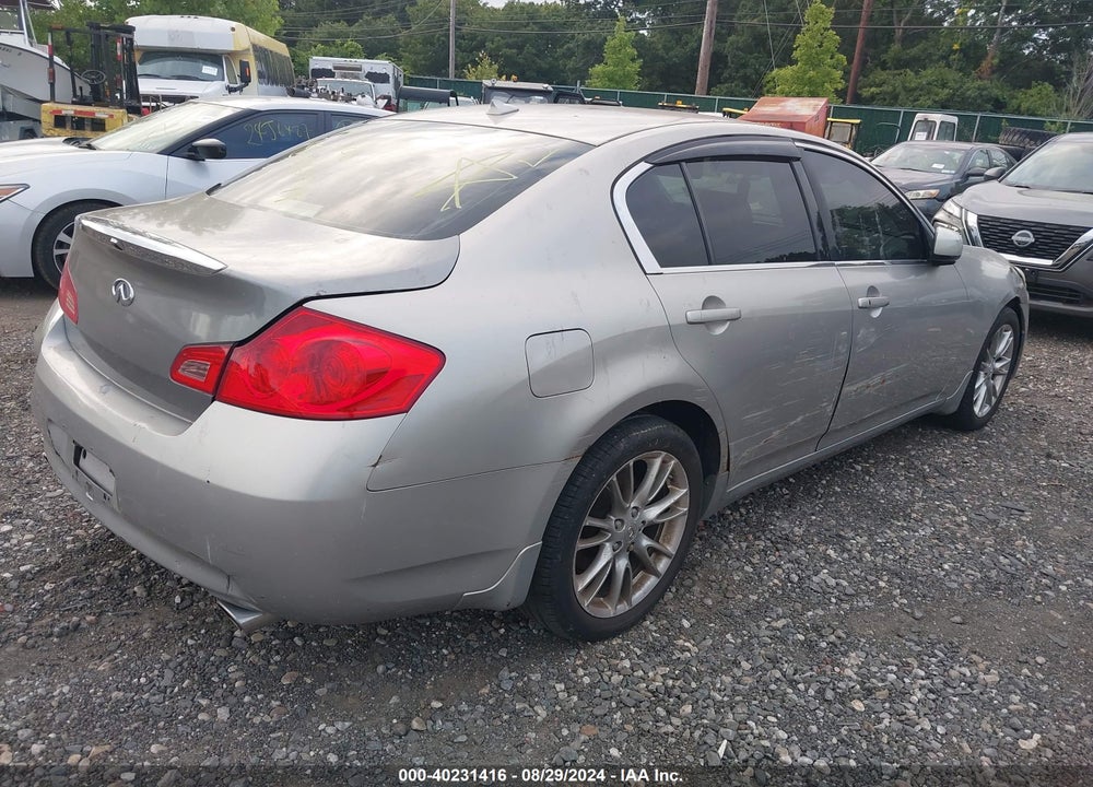 2008 INFINITI G35X VIN: JNKBV61FX8M279721
