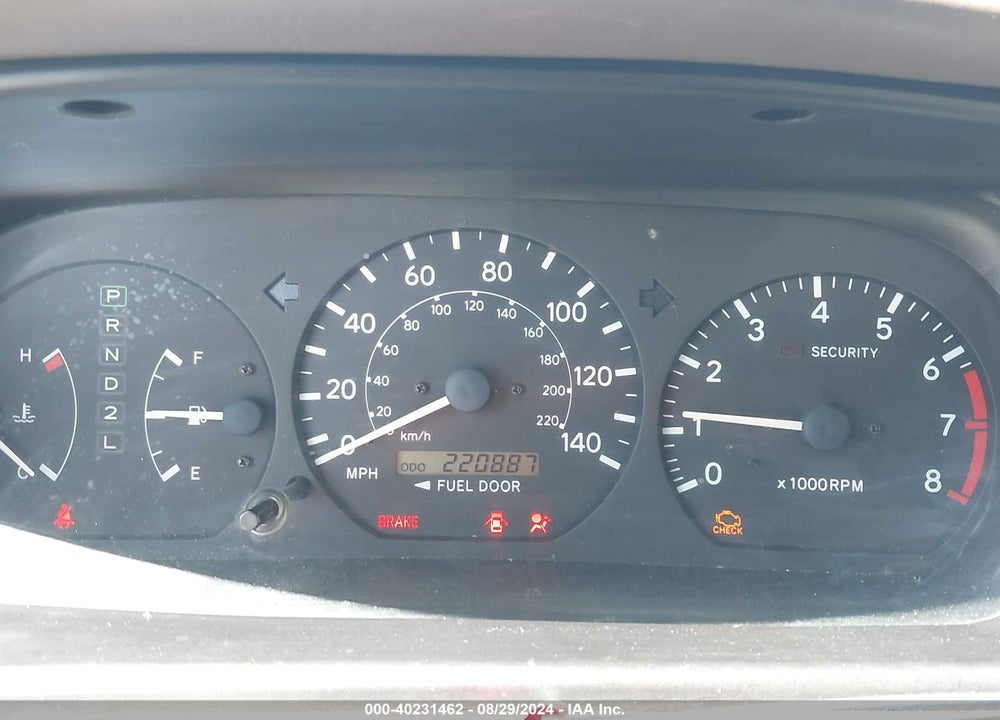 2000 TOYOTA CAMRY VIN: 4T1BF28K6YU090909