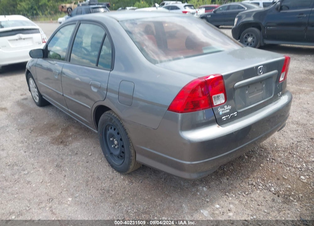 2004 HONDA CIVIC LX VIN: 2HGES16564H610836