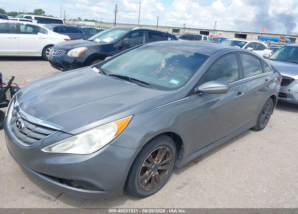 2014 HYUNDAI SONATA GLS VIN: 5NPEB4AC5EH906591