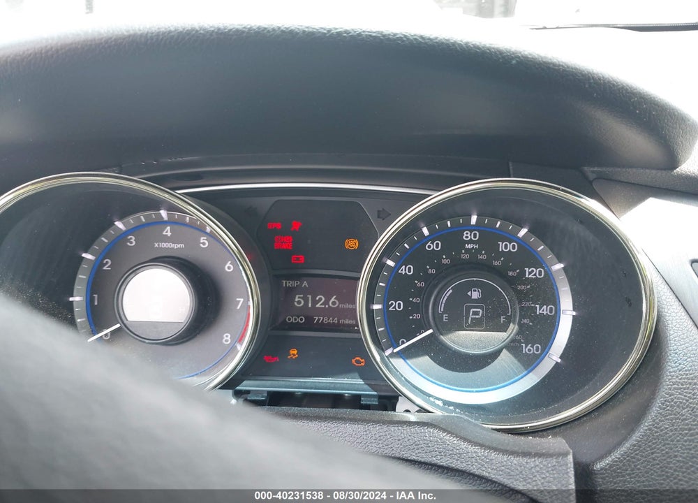 2013 HYUNDAI SONATA GLS VIN: 5NPEB4AC9DH722821