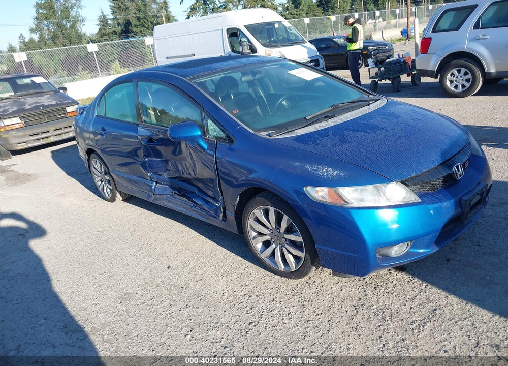 2009 HONDA CIVIC SI VIN: 2HGFA55539H704583