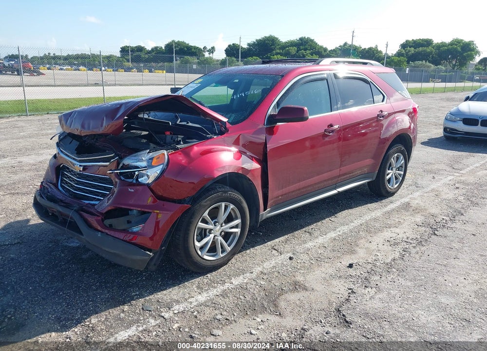 2017 CHEVROLET EQUINOX LT VIN: 2GNFLFEK1H6117109
