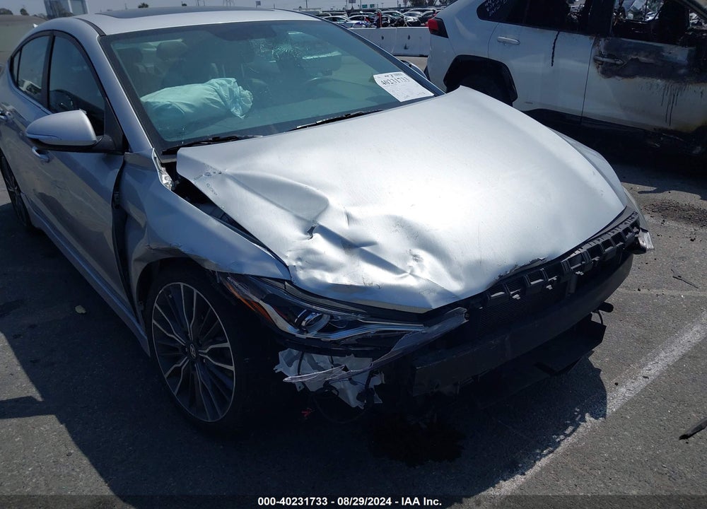 2018 HYUNDAI ELANTRA SPORT VIN: KMHD04LB5JU703606