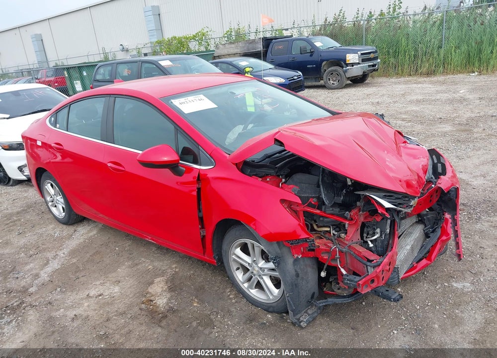 2017 CHEVROLET CRUZE LT AUTO VIN: 1G1BE5SMXH7187783