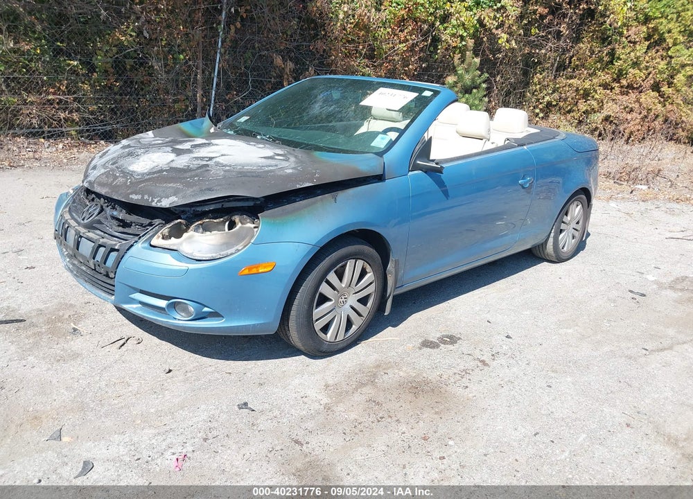 2009 VOLKSWAGEN EOS KOMFORT VIN: WVWBA71F19V022347