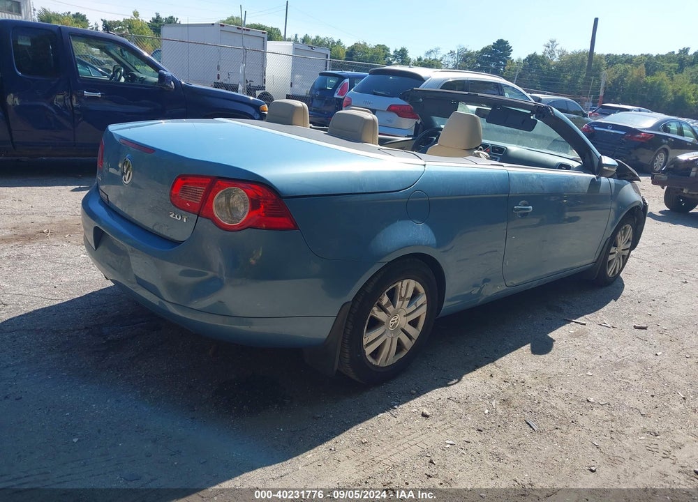 2009 VOLKSWAGEN EOS KOMFORT VIN: WVWBA71F19V022347