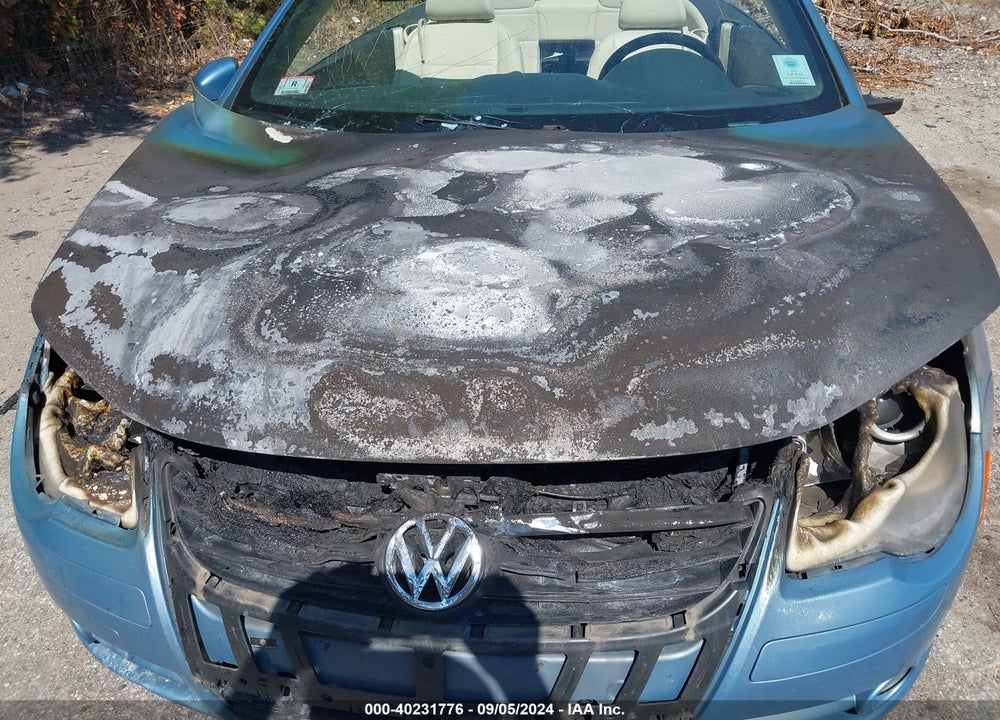 2009 VOLKSWAGEN EOS KOMFORT VIN: WVWBA71F19V022347