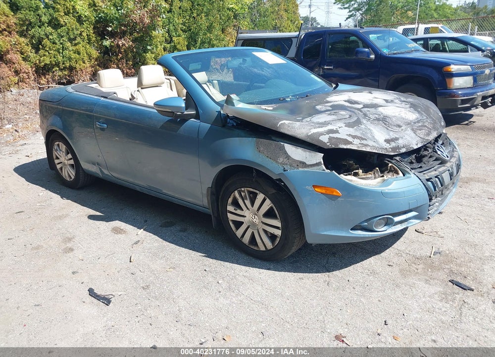 2009 VOLKSWAGEN EOS KOMFORT VIN: WVWBA71F19V022347