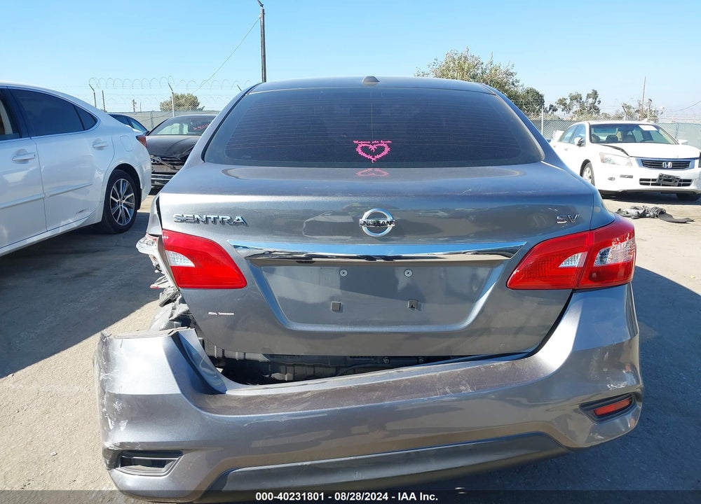 2017 NISSAN SENTRA SV VIN: 3N1AB7APXHY265872