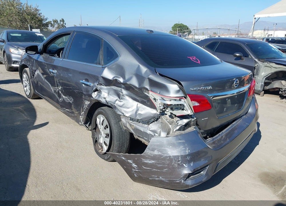 2017 NISSAN SENTRA SV VIN: 3N1AB7APXHY265872