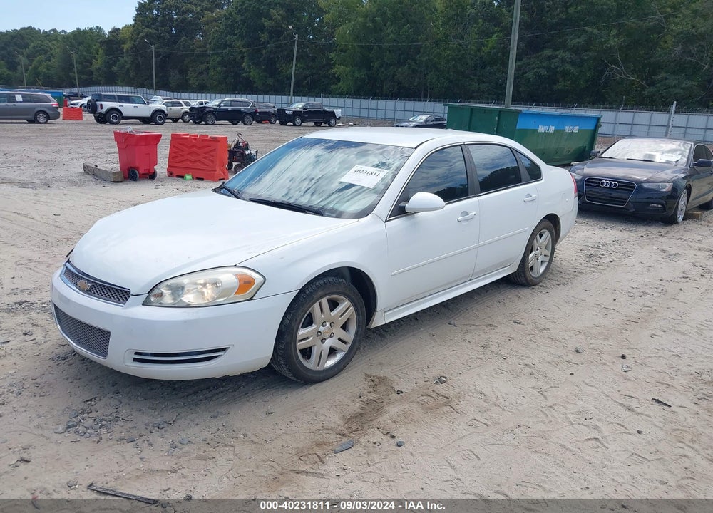 2013 CHEVROLET IMPALA LT VIN: 2G1WG5E38D1213948