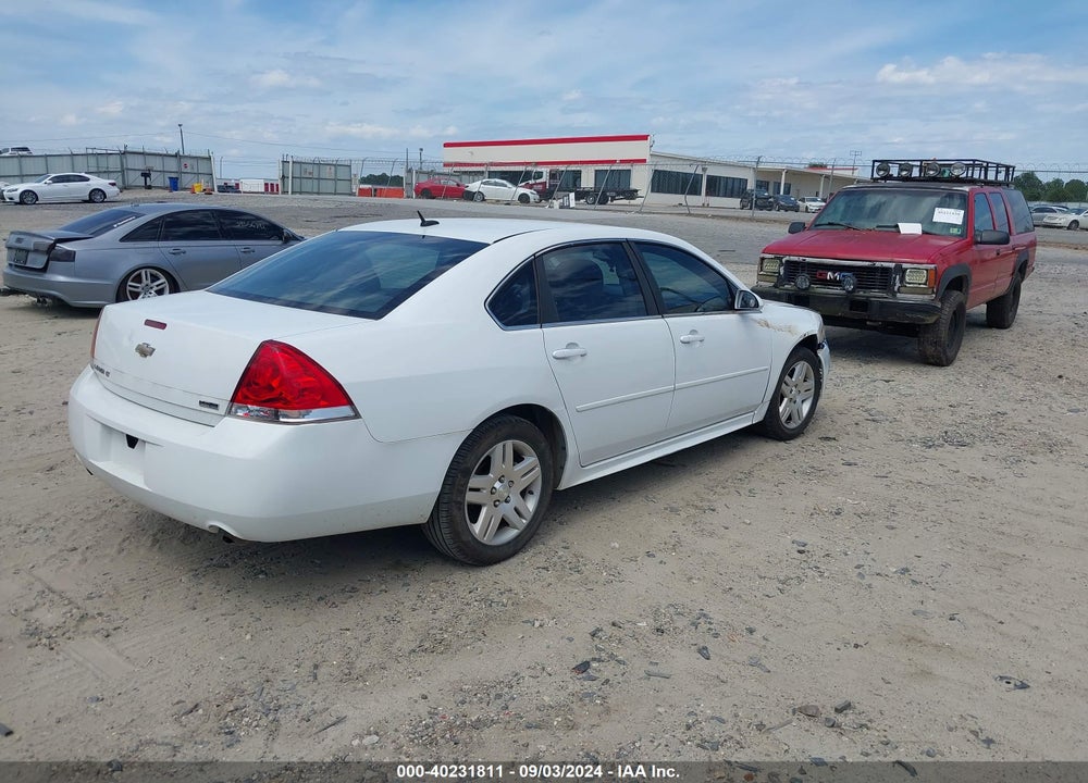 2013 CHEVROLET IMPALA LT VIN: 2G1WG5E38D1213948