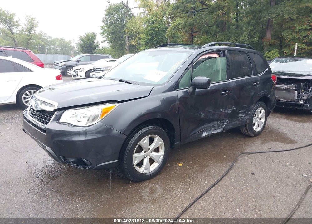 2016 SUBARU FORESTER 2.5I PREMIUM VIN: JF2SJADC6GH539591