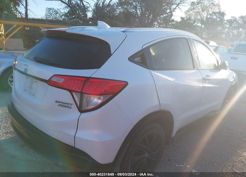 2021 HONDA HR-V AWD SPORT VIN: 3CZRU6H10MM732251