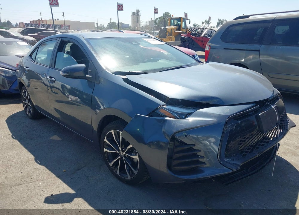2019 TOYOTA COROLLA SE VIN: 2T1BURHE5KC161678