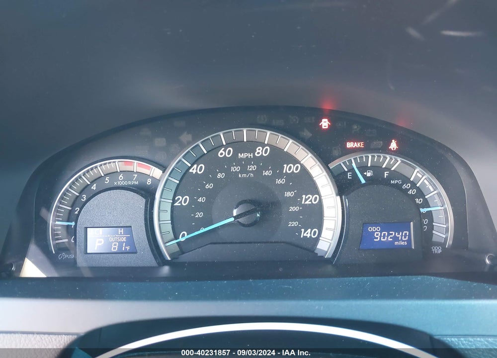 2013 TOYOTA CAMRY SE VIN: 4T1BF1FK8DU245256