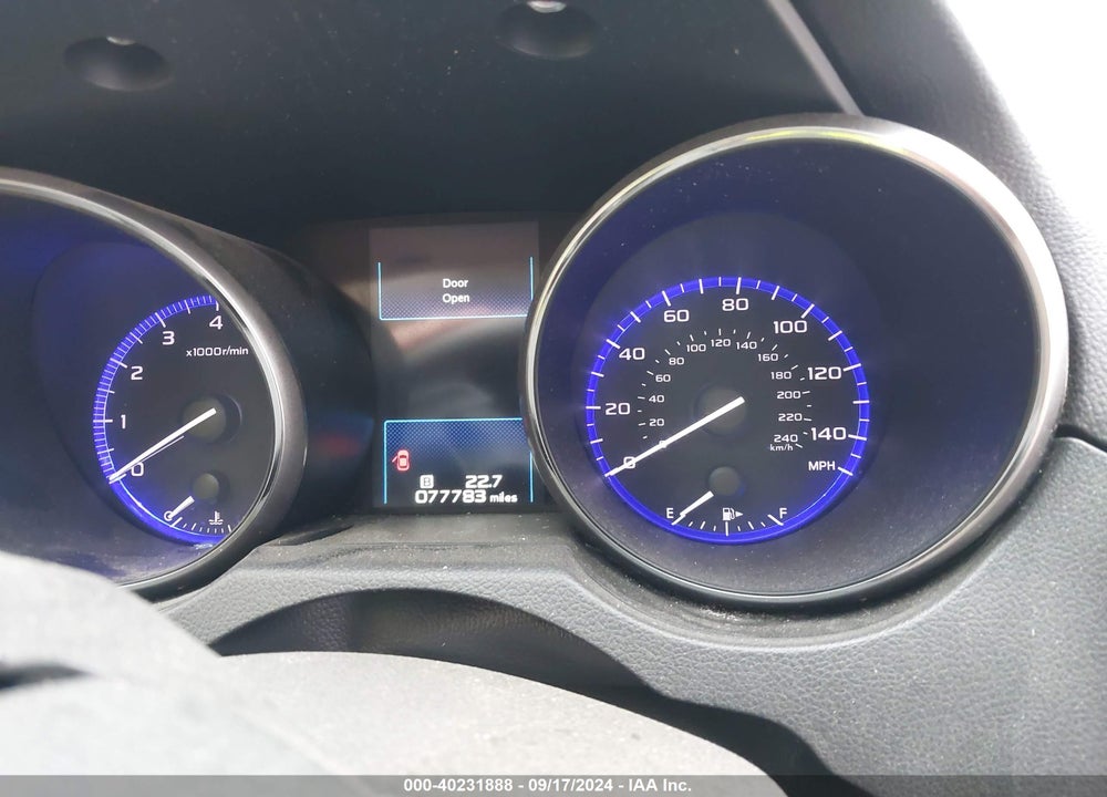 2019 SUBARU OUTBACK 2.5I PREMIUM VIN: 4S4BSAFC1K3336523