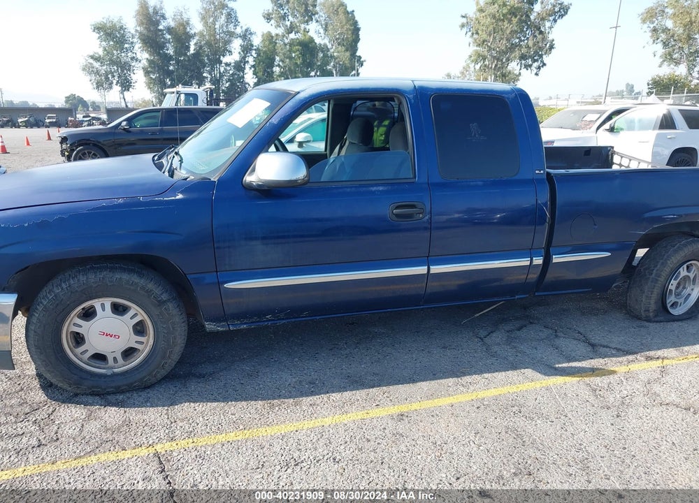 2001 GMC SIERRA 1500 SLE VIN: 2GTEC19T011118961