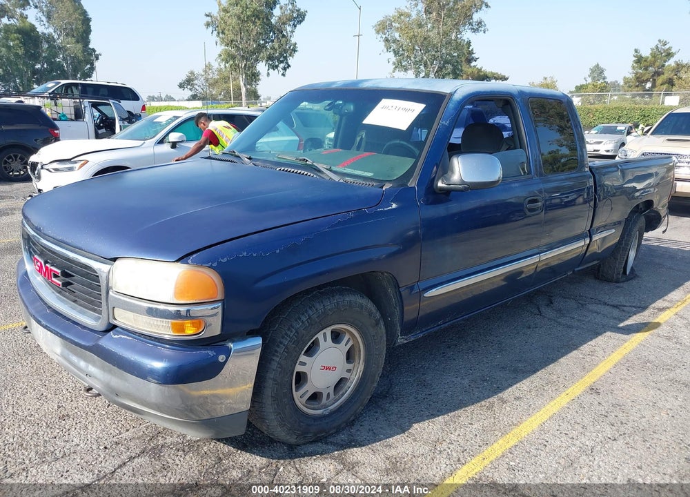 2001 GMC SIERRA 1500 SLE VIN: 2GTEC19T011118961