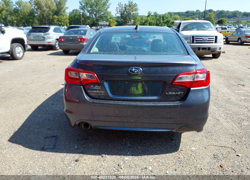 2016 SUBARU LEGACY 2.5I LIMITED VIN: 4S3BNBN64G3012048
