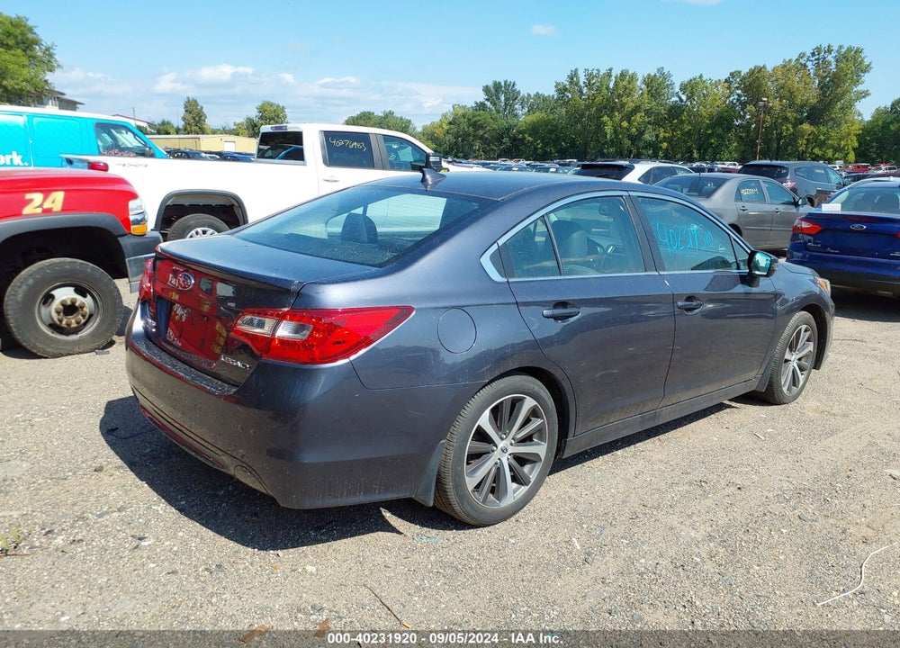 2016 SUBARU LEGACY 2.5I LIMITED VIN: 4S3BNBN64G3012048
