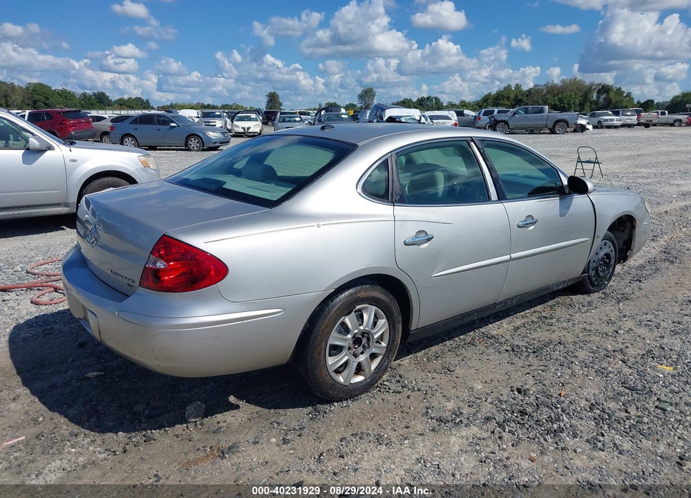 2006 BUICK LACROSSE CX VIN: 2G4WC582X61294293