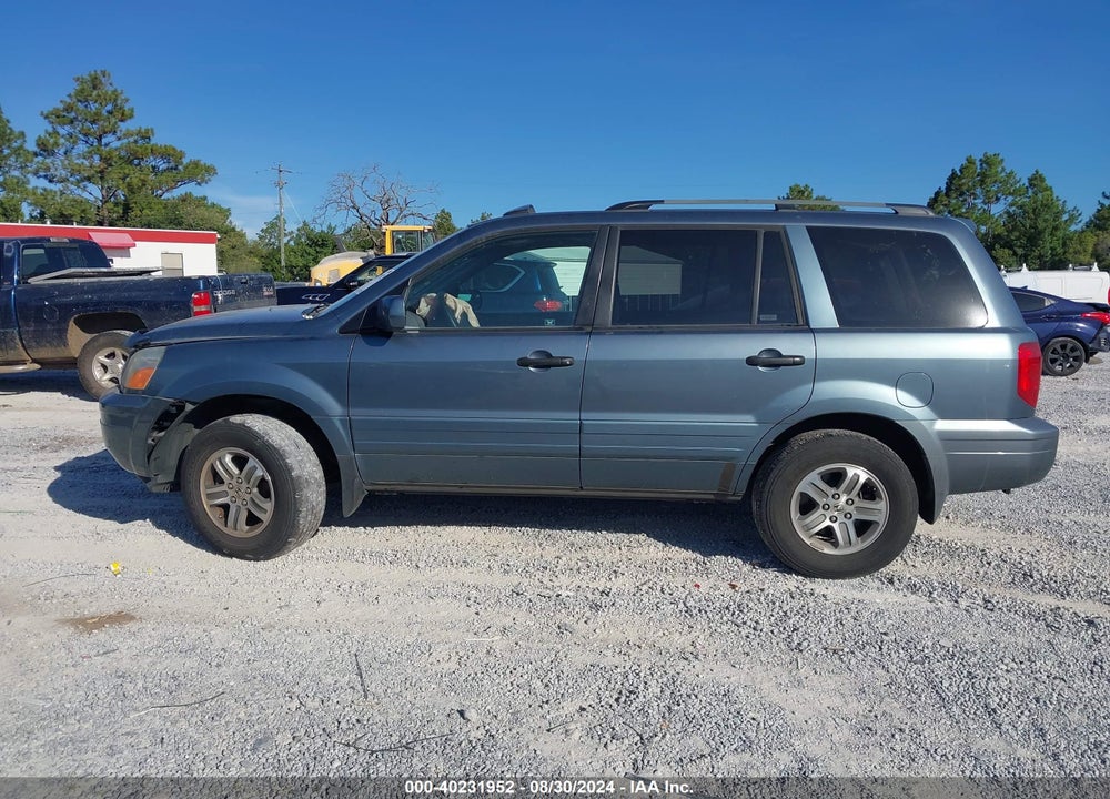 2005 HONDA PILOT EX-L VIN: 5FNYF18515B017082
